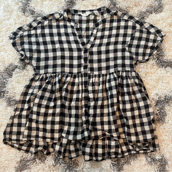 Anthropologie Checkered top - Picture 1 of 4